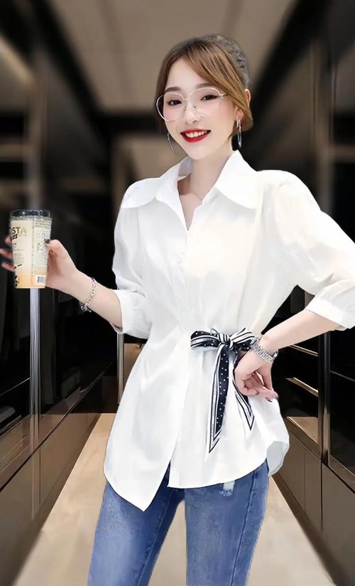 白色衬衣搭配指南:7种经典穿搭方法展现不同风格-美派服饰网(图1) 白色衬衣搭配指南:7种经典穿搭方法展现不同风格-美派服饰网(图1)