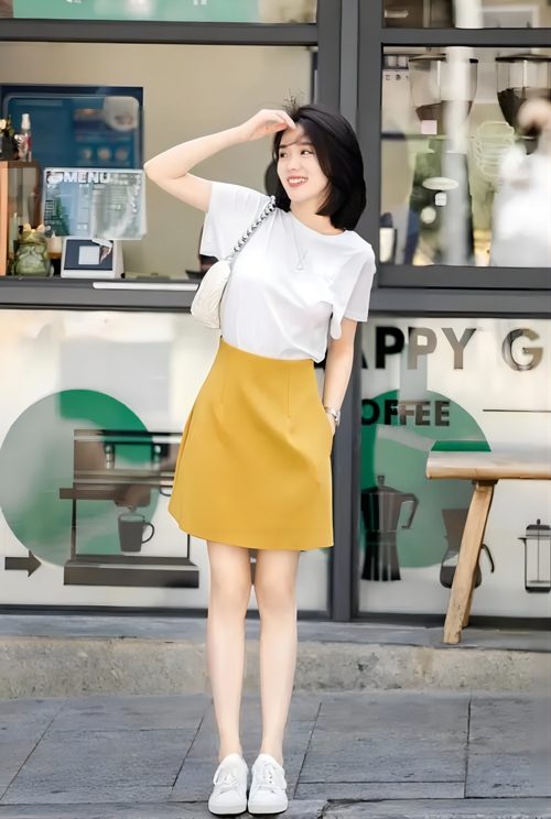 A字裙搭配上衣的5种时尚组合技巧-美派服饰网(图1) A字裙搭配上衣的5种时尚组合技巧-美派服饰网(图1)