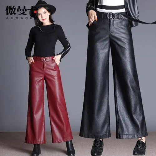 阔腿皮裤搭配什么上衣好看？7种风格穿搭技巧全解析-美派服饰网(图2)