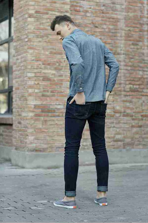 男士板鞋搭配什么裤子好看？6种时尚穿搭方法指南-美派服饰网(图1)