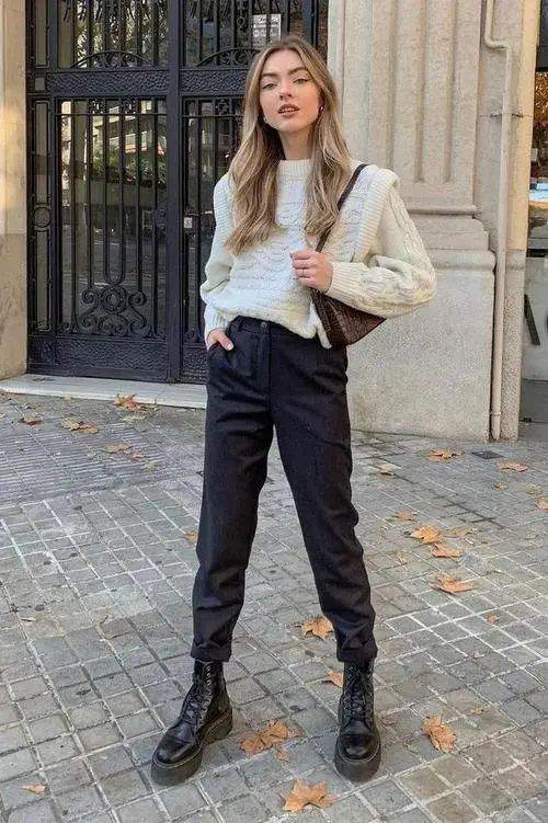 高帮马丁靴搭配什么裤子好看 7种时尚穿搭方案推荐-美派服饰网(图2) 高帮马丁靴搭配什么裤子好看 7种时尚穿搭方案推荐-美派服饰网(图2)