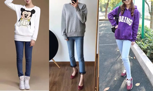 长款卫衣搭配什么裤子好看？7种时尚穿搭方法推荐-美派服饰网(图1)