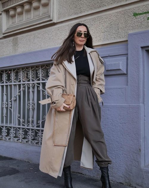 老爹裤配高跟鞋穿搭指南:时尚个性造型技巧-美派服饰网(图1) 老爹裤配高跟鞋穿搭指南:时尚个性造型技巧-美派服饰网(图1)