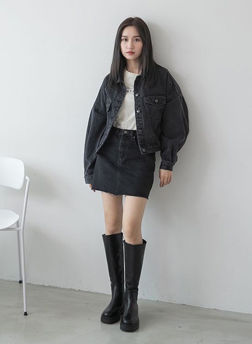 150cm矮个子女生长靴搭配技巧,轻松拉长腿部线条显高挑-美派服饰网(图1) 150cm矮个子女生长靴搭配技巧,轻松拉长腿部线条显高挑-美派服饰网(图1)