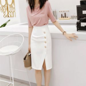 白色一步裙搭配指南，5种时尚上衣组合打造完美造型-美派服饰网