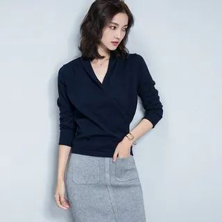 V领针织衫搭配指南:打造多样风格的穿搭技巧-美派服饰网(图3) V领针织衫搭配指南:打造多样风格的穿搭技巧-美派服饰网(图3)