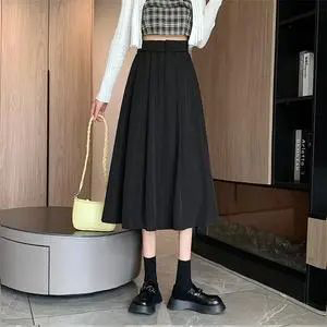 黑色大摆半身裙搭配指南：优雅气质穿搭技巧全解-美派服饰网(图2)