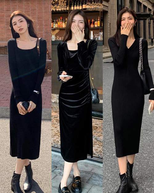 黑色长裙配什么鞋子好看?6种鞋款搭配技巧全攻略-美派服饰网(图2) 黑色长裙配什么鞋子好看?6种鞋款搭配技巧全攻略-美派服饰网(图2)