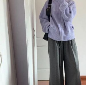 紫色毛衣配什么颜色裤子好看 7种经典搭配方案推荐-美派服饰网