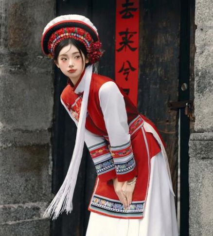 白族裙子搭配什么头饰好看 传统民族饰品选择指南-美派服饰网(图2)