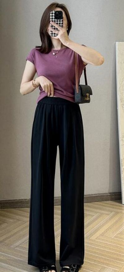 紫色T恤配什么颜色裤子好看 搭配技巧全攻略-美派服饰网(图1)