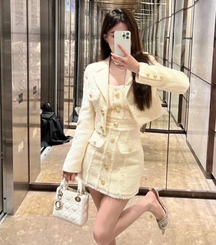 女生上半身胖下半身瘦如何穿出小香风格 优雅穿搭技巧分享-美派服饰网(图4)