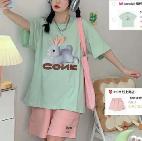 粉红色短裤配什么短袖好看？7种时尚搭配方案推荐-美派服饰网(图6)