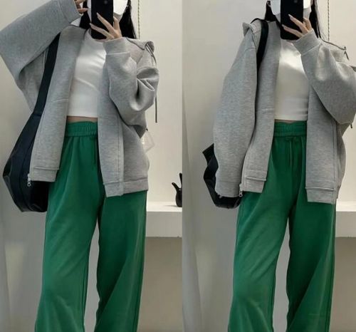 翠绿色裤子配什么颜色上衣最时尚-美派服饰网(图3)