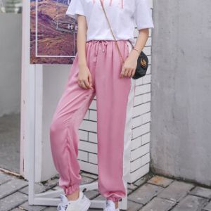 粉红色条纹灯笼裤搭配什么上衣好看？7种时尚穿搭方案-美派服饰