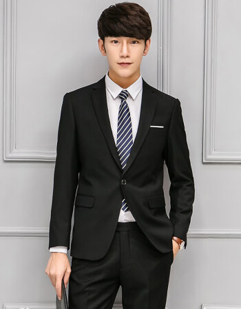 黑色正装西服搭配裤子,这样搭配出优雅品位(图1) 黑色正装西服搭配裤子,这样搭配出优雅品位(图1)