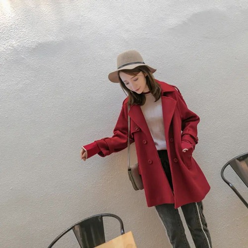 暗红色大衣搭配【图文】教你搭出优雅气质(图2)