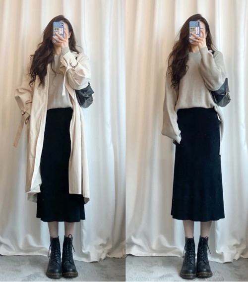 矮个子女生马丁靴搭配技巧，显高时尚穿搭指南-美派服饰网(图3)