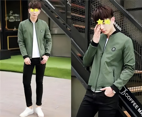 军绿色飞行员夹克搭配指南，打造帅气时尚造型-美派服饰网(图2)