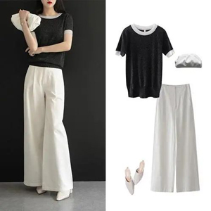 黑色T恤搭配什么颜色裤子好看 经典百搭穿搭指南-美派服饰网