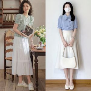 白色裙子搭配什么上衣好看？6种风格穿搭方案推荐-美派服饰网