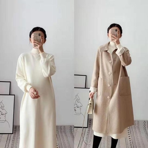 白色连衣裙秋冬搭配指南:外套针织配饰穿搭技巧-美派服饰网(图1) 白色连衣裙秋冬搭配指南:外套针织配饰穿搭技巧-美派服饰网(图1)