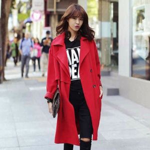 红色风衣搭配指南：裤装裙装穿搭技巧全攻略-美派服饰网