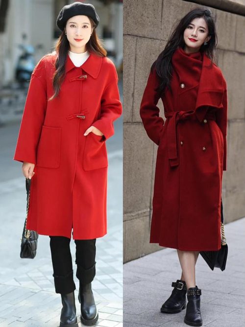 红色风衣搭配指南:裤装裙装穿搭技巧全攻略-美派服饰网(图1) 红色风衣搭配指南:裤装裙装穿搭技巧全攻略-美派服饰网(图1)