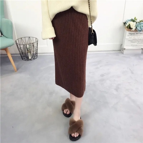 针织一步裙包臀的搭配【图】这样的搭配绝美(图1)