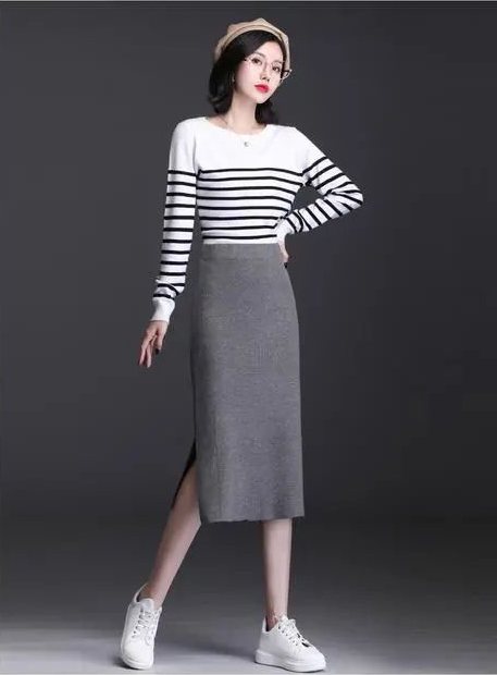 高级灰色a字裙怎么搭配【图文】(图1) 高级灰色a字裙怎么搭配【图文】(图1)