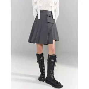 高级灰色a字裙怎么搭配【图文】