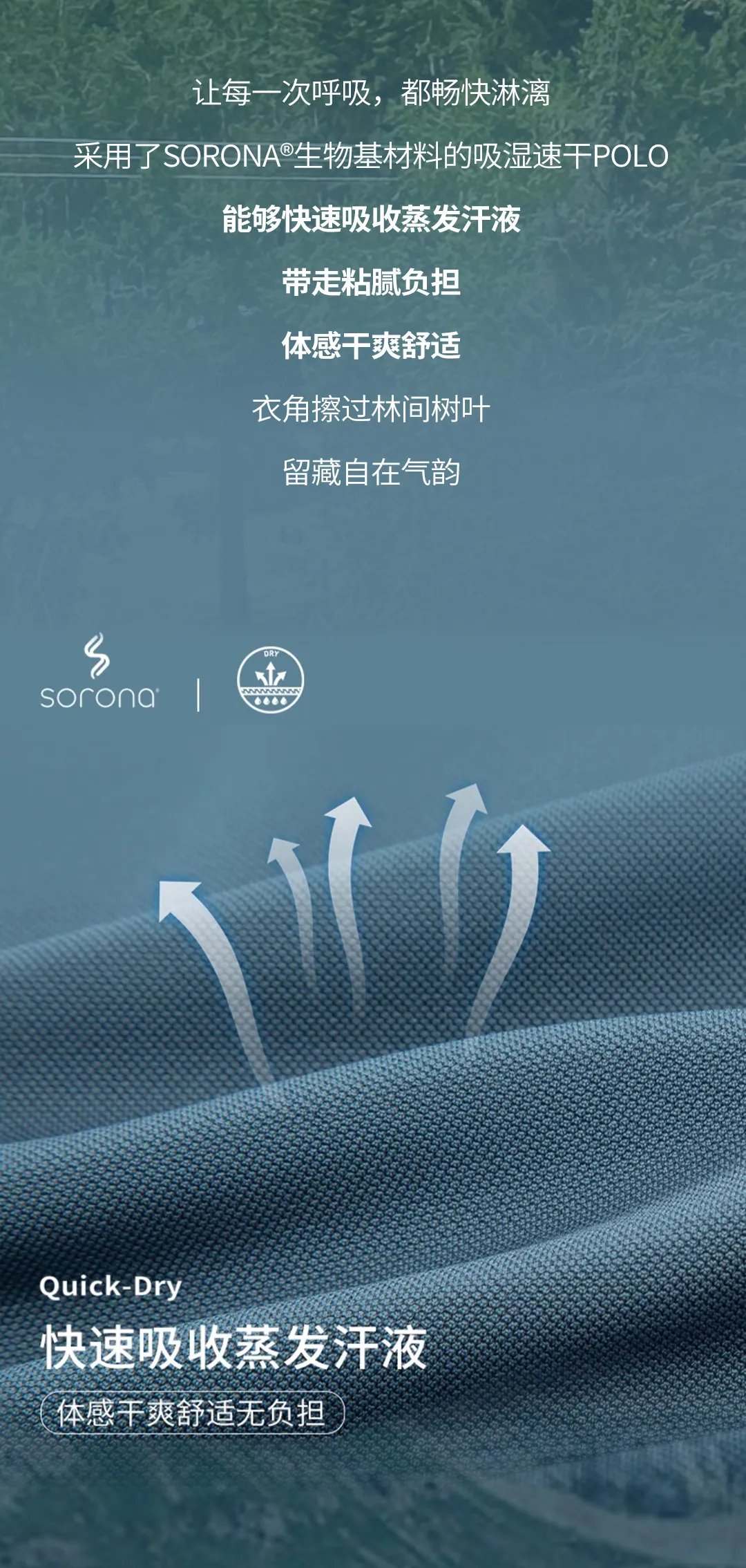 Lafuma x SORONA® | “干爽”开路，驶向自由山野(图3)