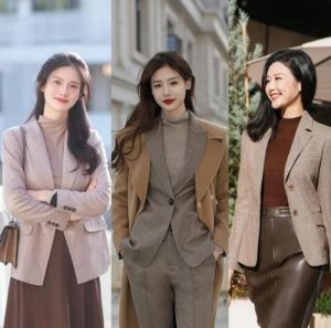 女士冬季西装搭配【图】