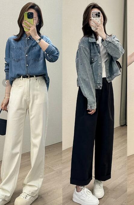 牛仔外套搭配什么裤子好看【图】(图3)