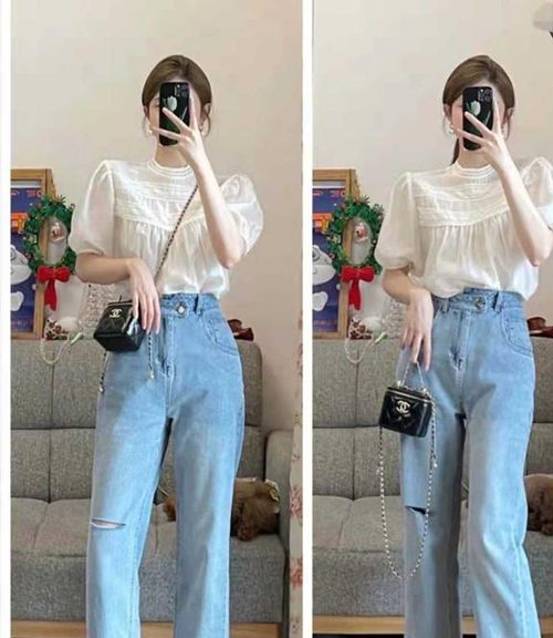 牛仔裤搭配指南：12种时尚穿搭方案展现个性风格-美派服饰网(图1)