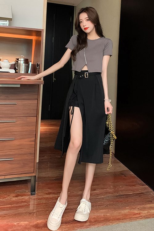 黑色短裙搭配什么上衣好看？8种时尚穿搭方案推荐-美派服饰网(图3)