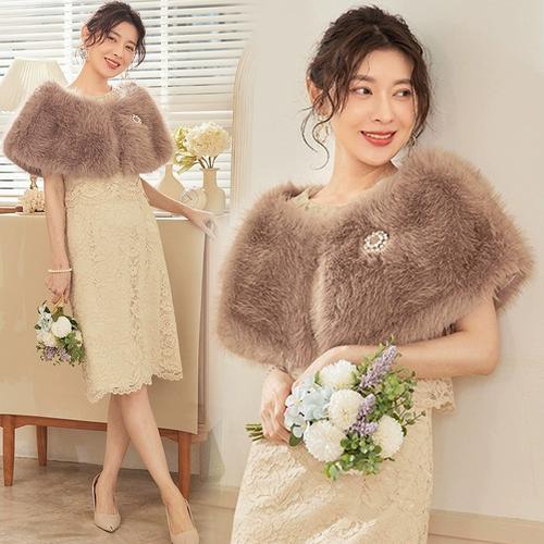 冬季伴娘礼服搭配指南：保暖优雅的时尚选择-美派服饰网(图2)