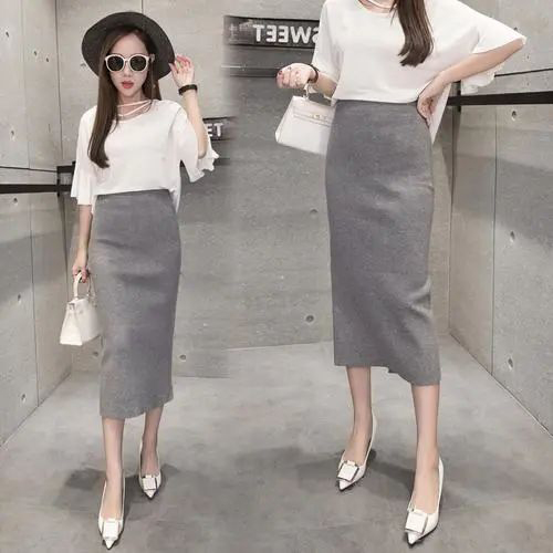 春秋长裙搭配技巧：优雅时尚穿搭指南-美派服饰网(图3)