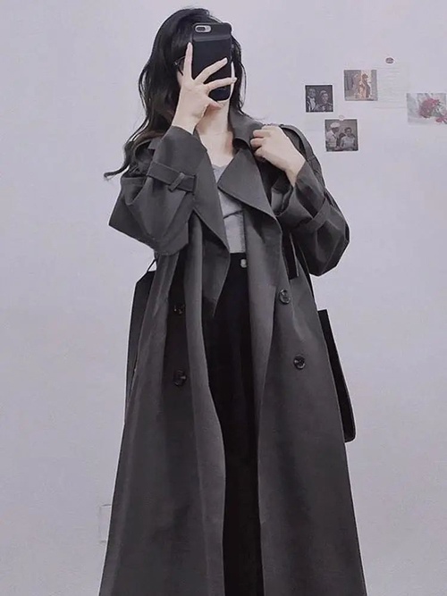 灰色风衣搭配技巧全攻略，轻松穿出优雅时尚感-美派服饰网(图2)