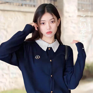 学院风针织衫怎么搭配