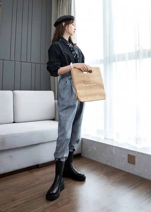 英伦风短靴配什么裤子好看(图3)