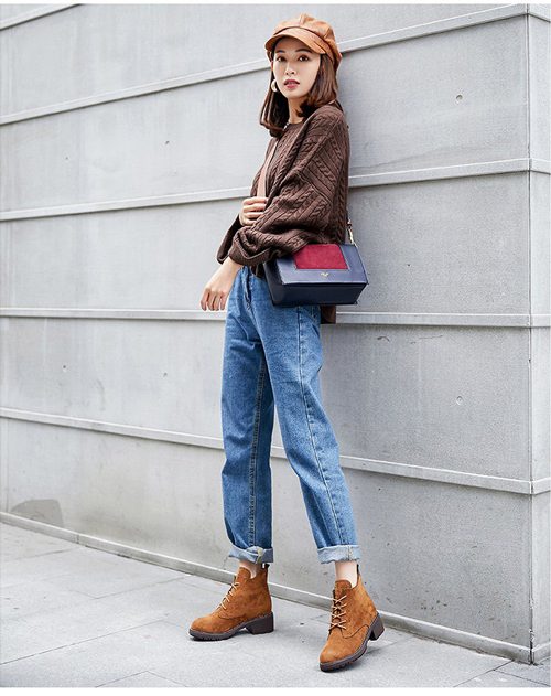 英伦风短靴配什么裤子好看(图2)