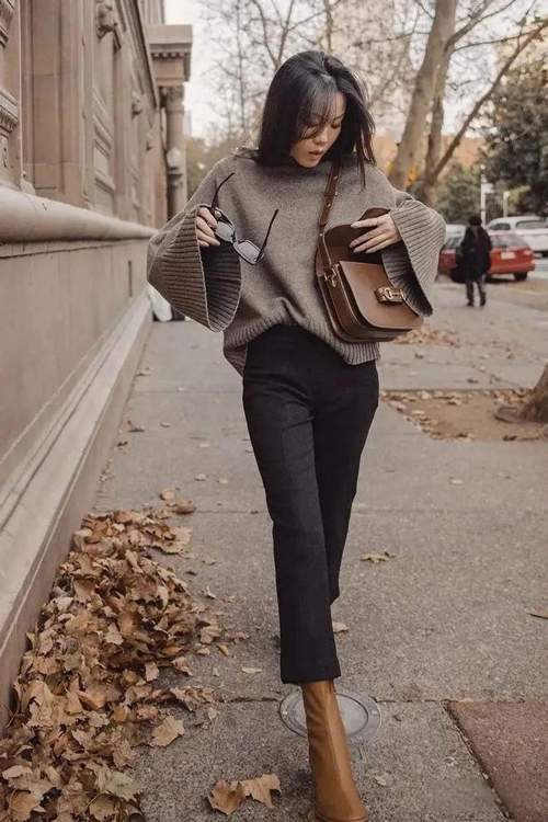 英伦风短靴配什么裤子好看(图1)