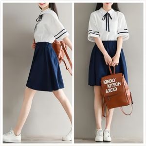 学院风连衣裙搭配什么鞋子