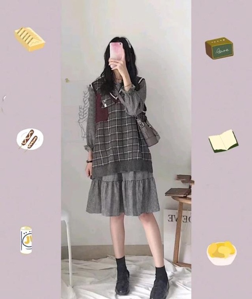 学院风连衣裙搭配什么鞋子(图2)