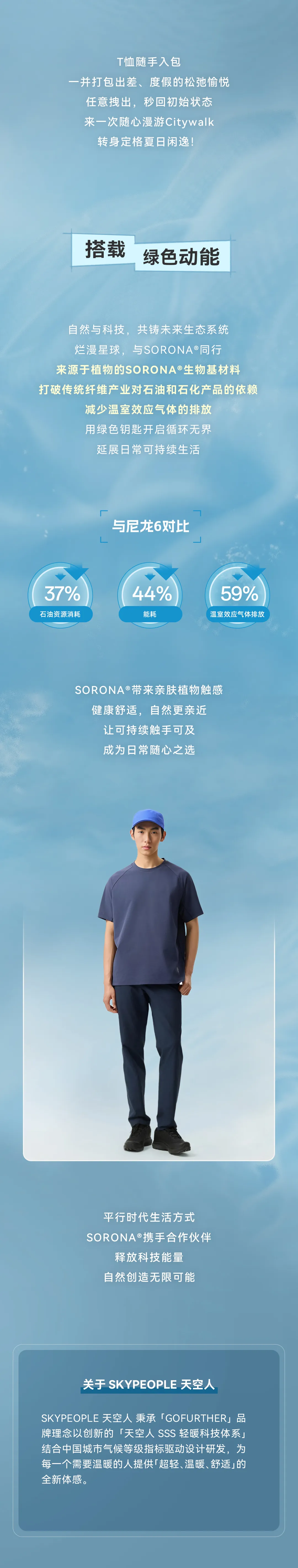 SKYPEOPLE 天空人 X SORONA® | 并轨“干爽科技”进化(图3)