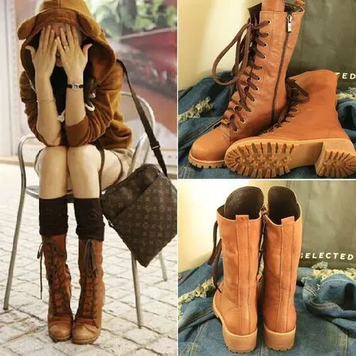 女士棕色皮鞋怎么搭？7套穿搭搞定休闲职场甜美风-美派服饰网(图3)