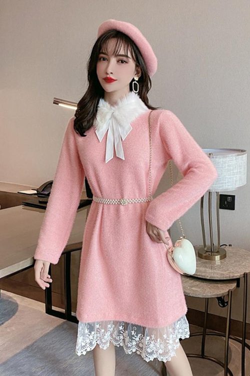 粉色裙子搭配指南：甜美优雅时尚三种风格穿搭技巧-美派服饰网(图3)