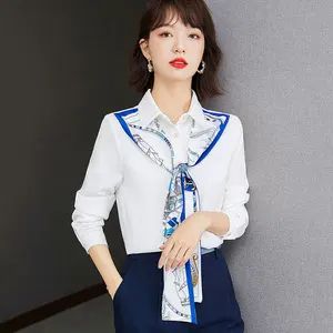 白衬衫配丝巾穿搭指南:经典优雅组合技巧-美派服饰网(图3) 白衬衫配丝巾穿搭指南:经典优雅组合技巧-美派服饰网(图3)