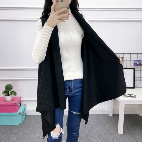 无袖披肩搭配技巧全攻略,轻松打造优雅时尚造型-美派服饰网(图2) 无袖披肩搭配技巧全攻略,轻松打造优雅时尚造型-美派服饰网(图2)